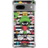 Looney Tunes Marvin the Martian Striped Patches Google Pixel 7a Clear Case